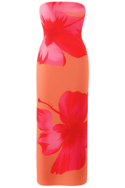 Amara Orange Dress | | S | Agnese Studios
