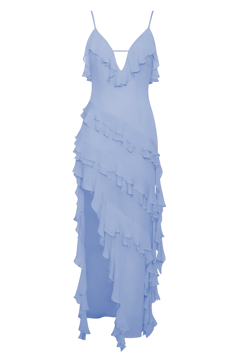 Angelica Ferro Blue Dress | | XS | Agnese Studios