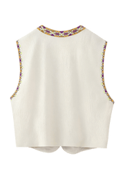 Arabinia Yellow Waistcoat | | S | Agnese Studios