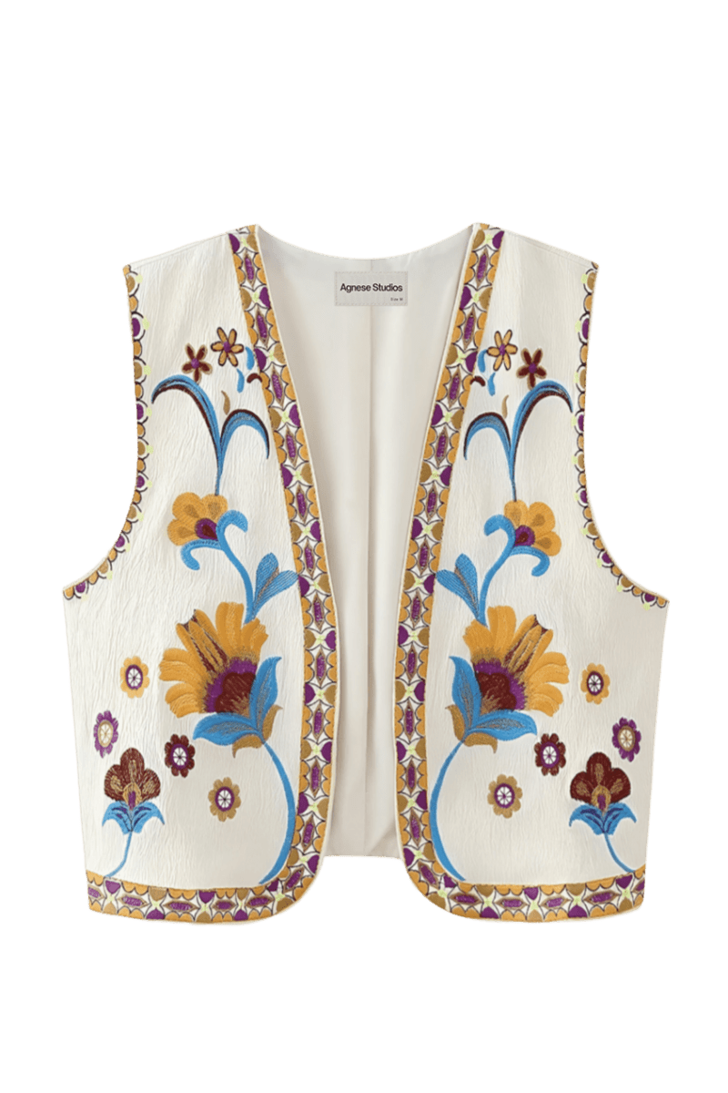Arabinia Yellow Waistcoat | | S | Agnese Studios