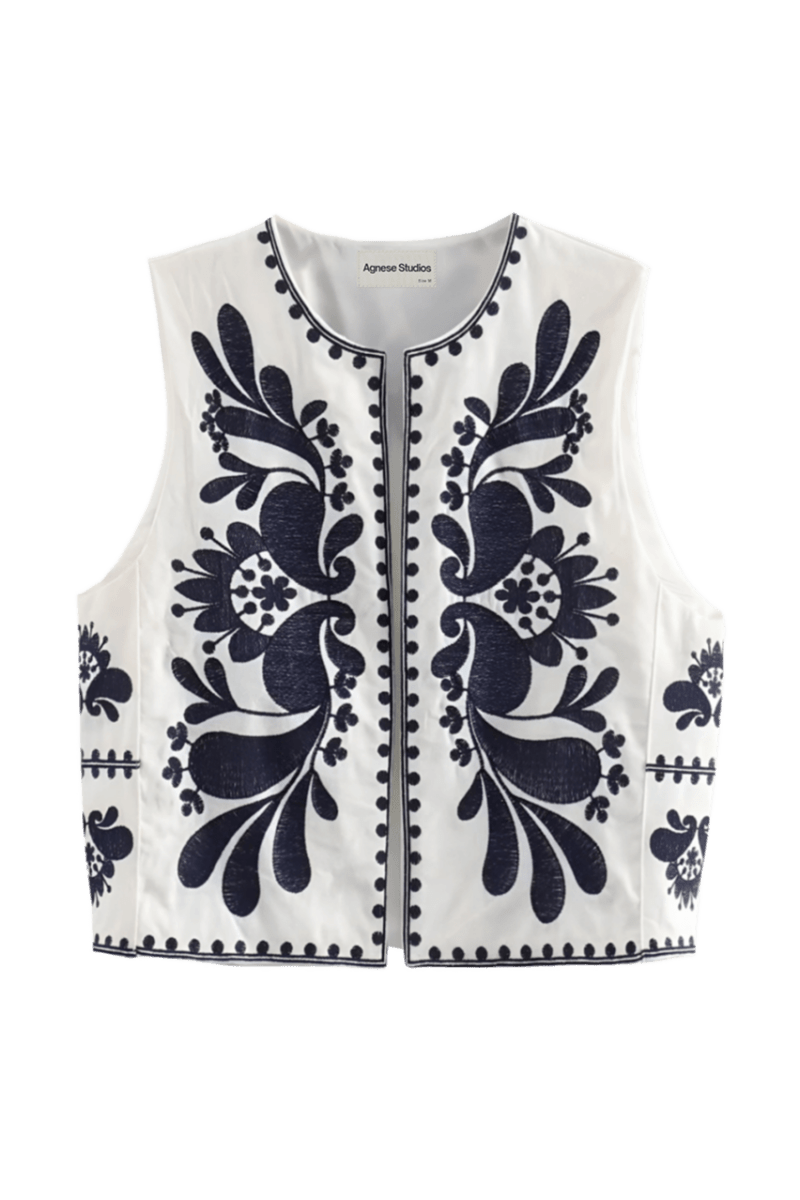 Arinne Brown Waistcoat | | S | Agnese Studios