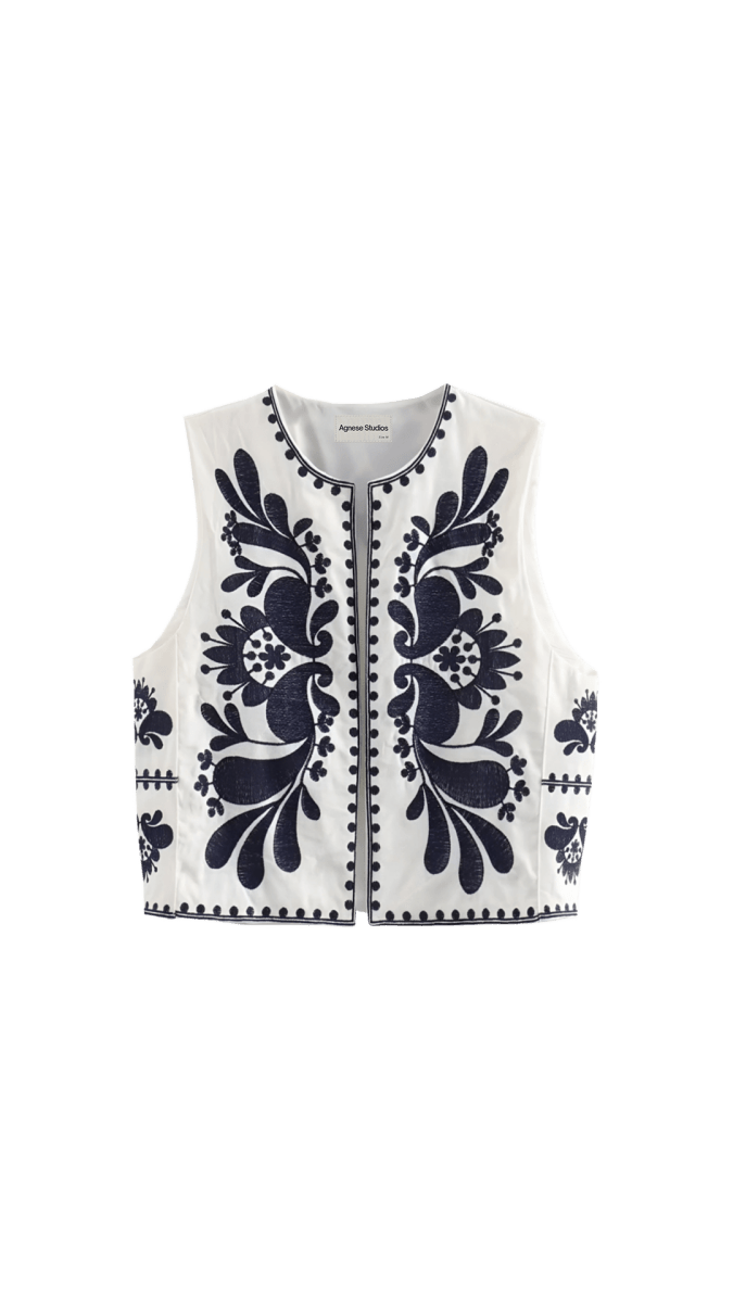 Arinne Yellow Waistcoat | | S | Agnese Studios