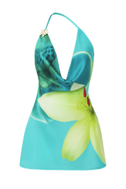 Arizona Blue Floral Dress | | S | Agnese Studios