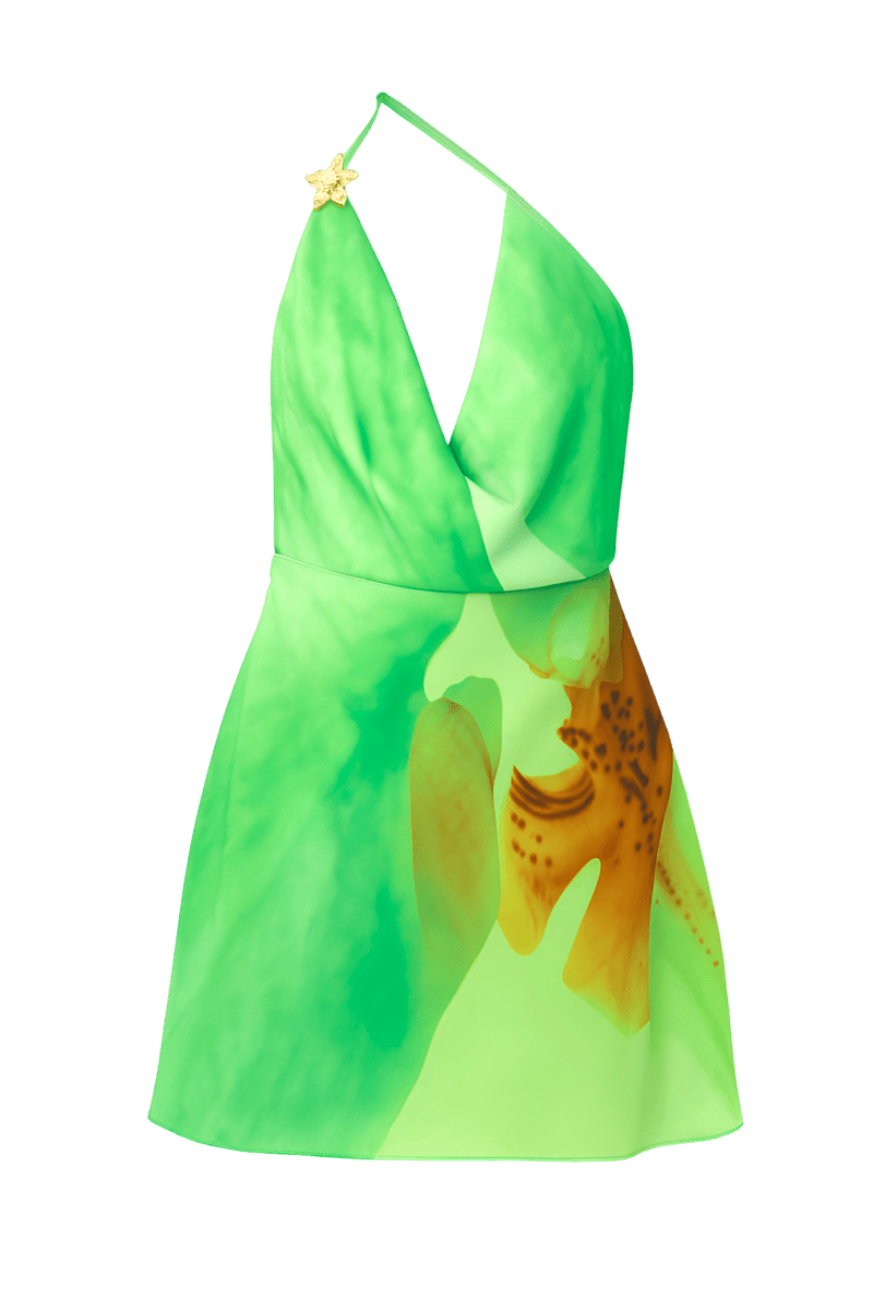 Arizona Green Floral Dress | | S | Agnese Studios