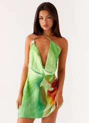 Arizona Green Floral Dress | | S | Agnese Studios