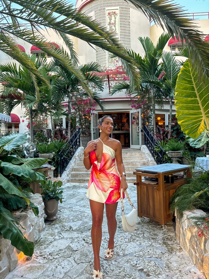 Arizona Pink Floral Dress | | S | Agnese Studios