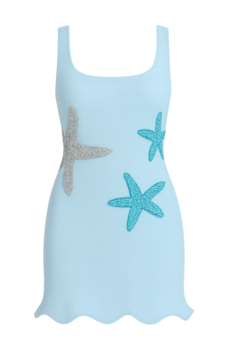 Atilia Blue Dress | | S | Agnese Studios