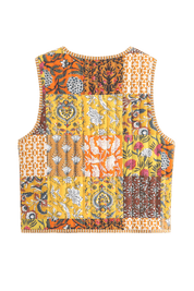Babinia Yellow Waistcoat | | S | Agnese Studios