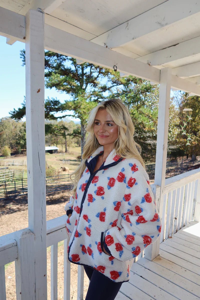 Bandina Sherpa Sweater | | S | Agnese Studios