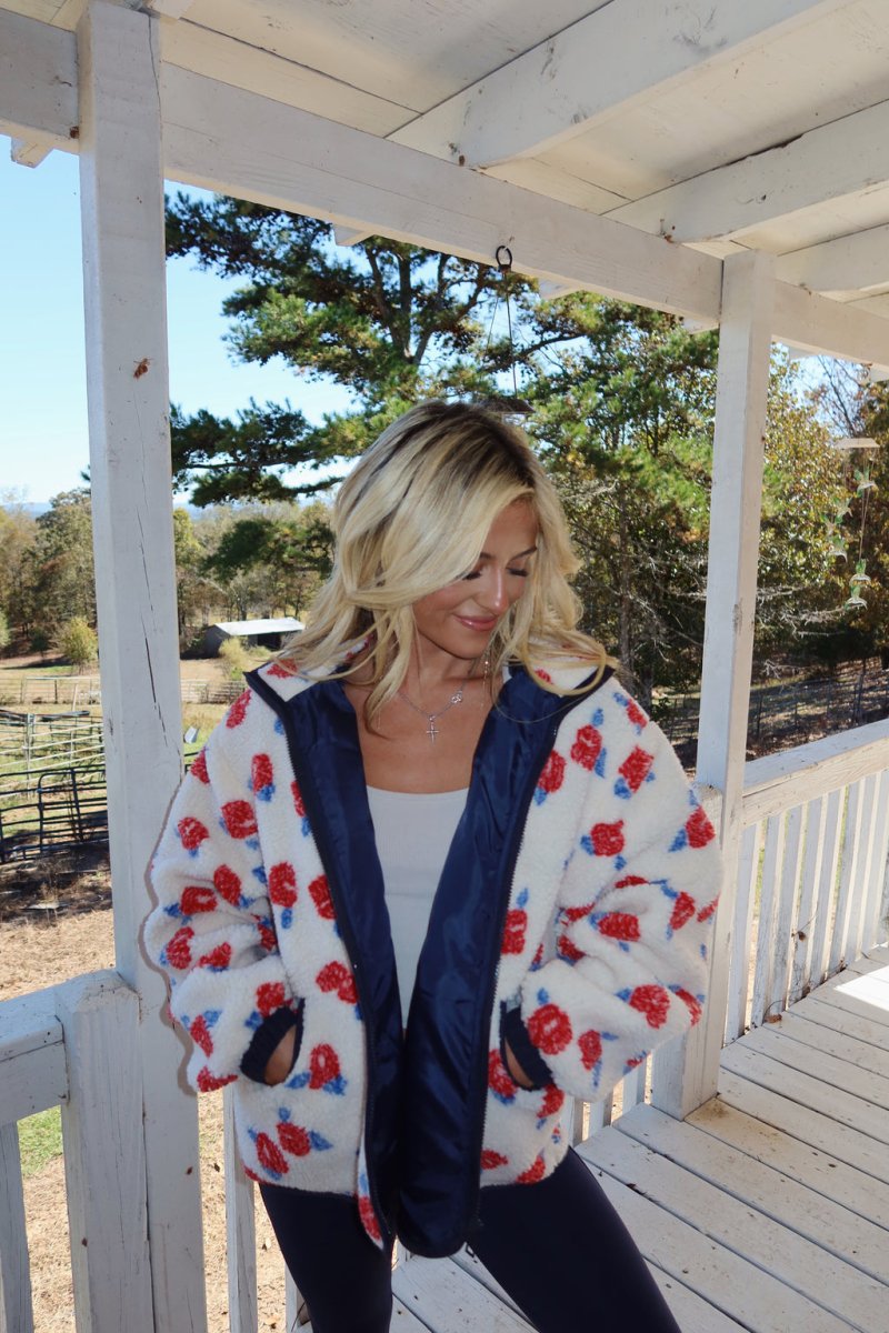 Bandina Sherpa Sweater | | S | Agnese Studios