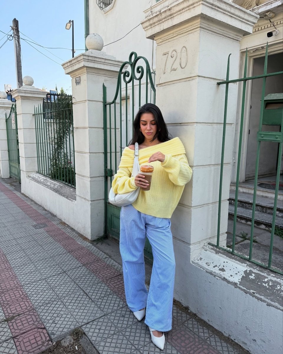 Bardot Sweater | | S | Agnese Studios