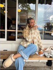 Becker Cozy Shoes | | Beige | Agnese Studios