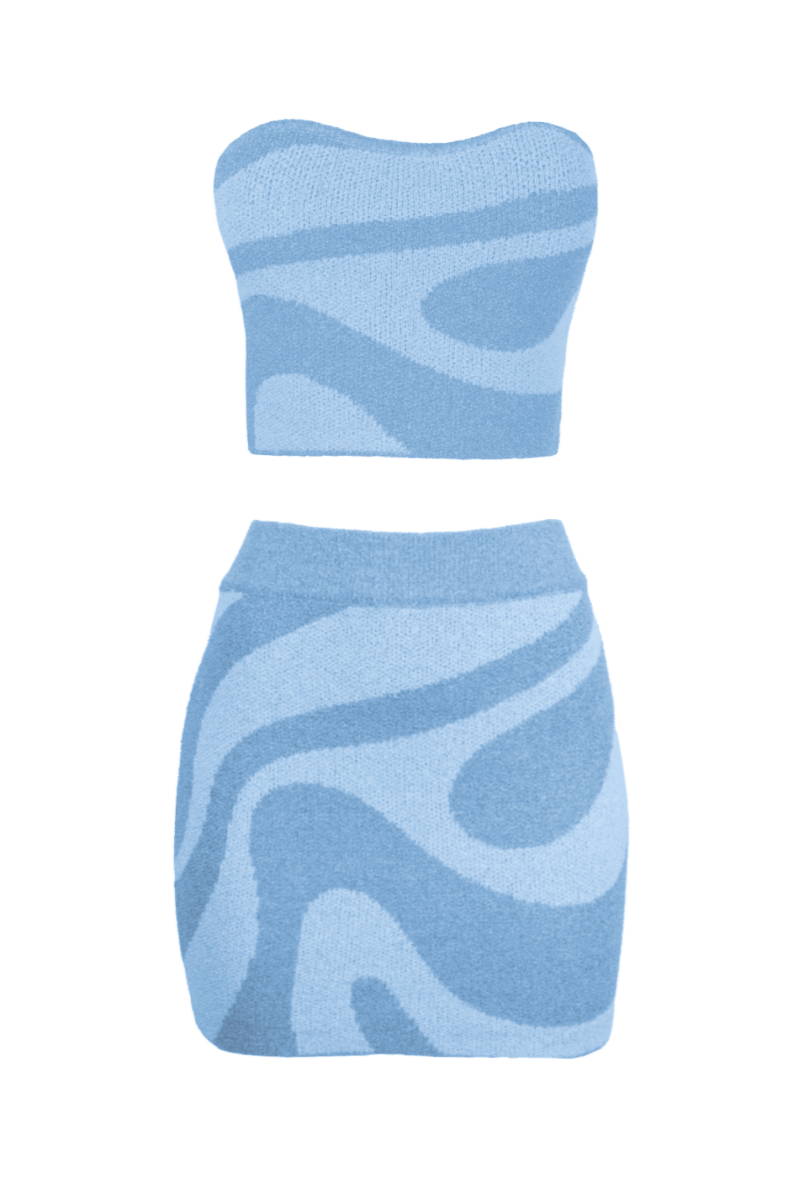 Bianca Basso Blue Set | | XS | Agnese Studios