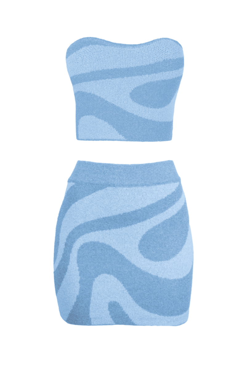 Bianca Basso Blue Set | | XS | Agnese Studios