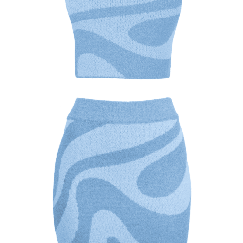 Bianca Basso Blue Set | | XS | Agnese Studios