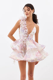Brianda Pink Dress | | S | Agnese Studios