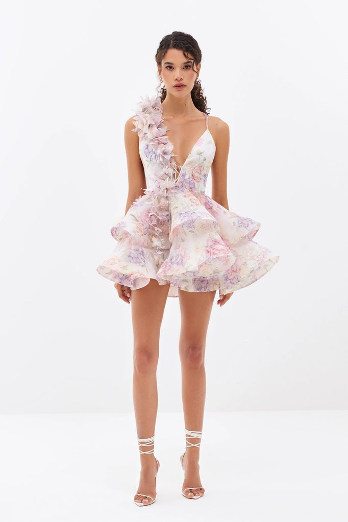 Brianda Pink Dress | | S | Agnese Studios