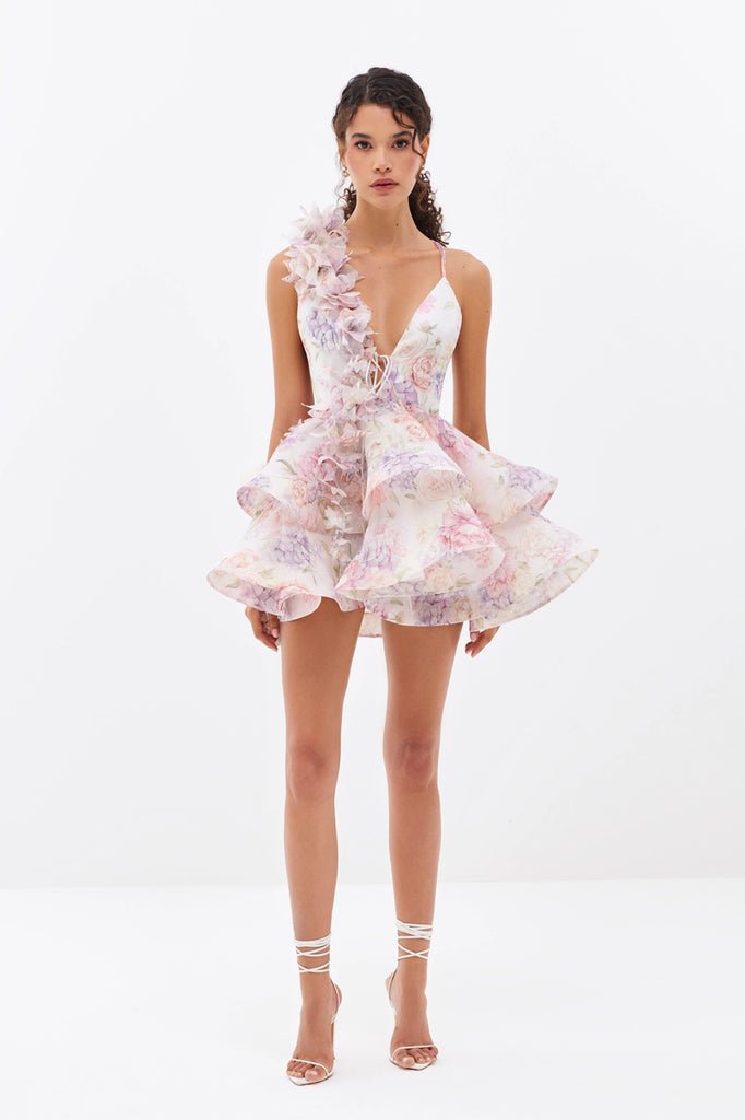 Brianda Pink Dress | | S | Agnese Studios