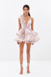 Brianda Pink Dress | | S | Agnese Studios