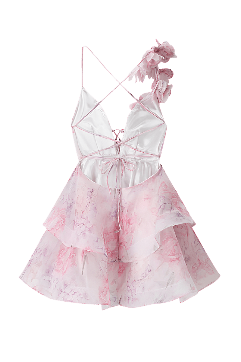 Brianda Pink Dress | | S | Agnese Studios