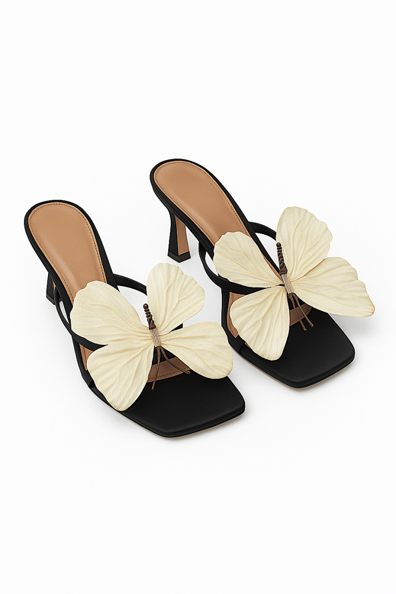 Butterfly Heeled Sandals | | 35 | Agnese Studios