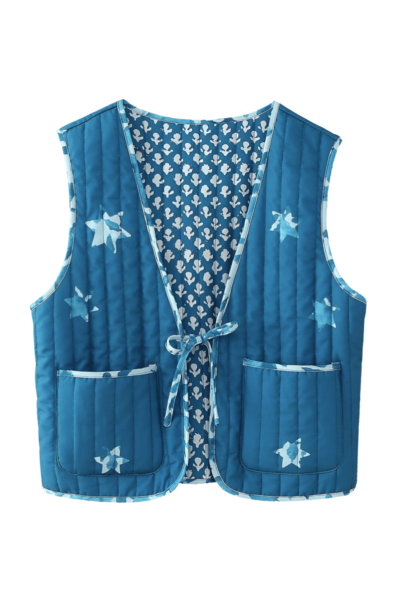 Calini Waistcoat Reversible | | S | Agnese Studios