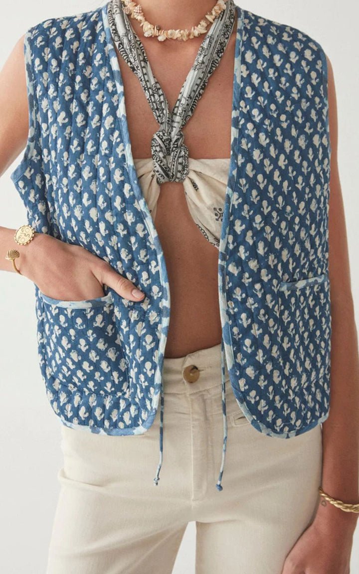 Calini Waistcoat Reversible | | S | Agnese Studios