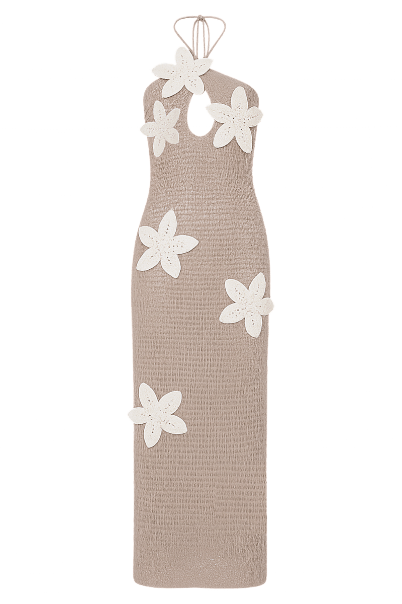 Carae Brown Dress | | S | Agnese Studios