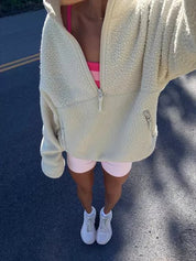 Caria Sherpa Jacket | | S | Agnese Studios