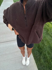 Caria Sherpa Jacket | | S | Agnese Studios