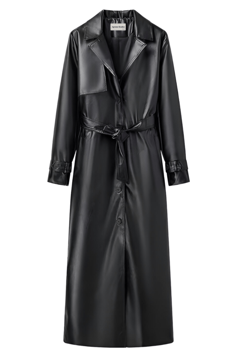Dorotea Leather Jacket | | S | Agnese Studios