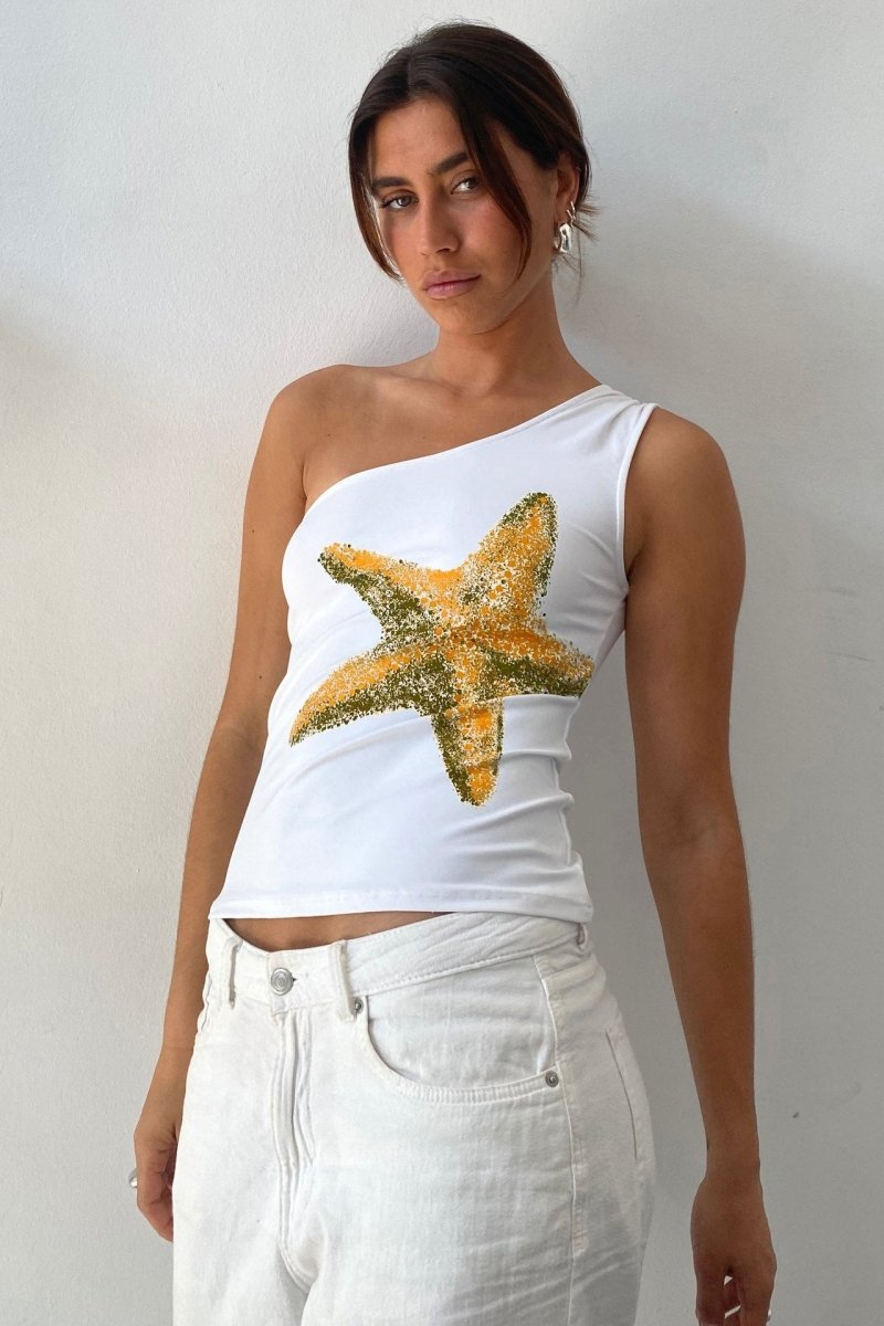 Elira White Top | | S | Agnese Studios