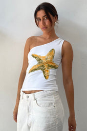 Elira White Top | | S | Agnese Studios
