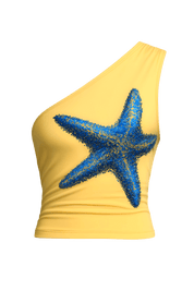 Elira Yellow Top | | S | Agnese Studios