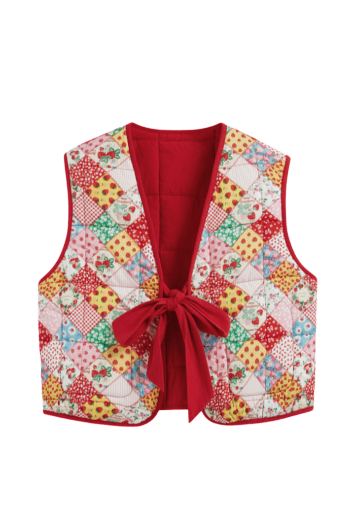 Floracie Waistcoat Reversible | | S | Agnese Studios