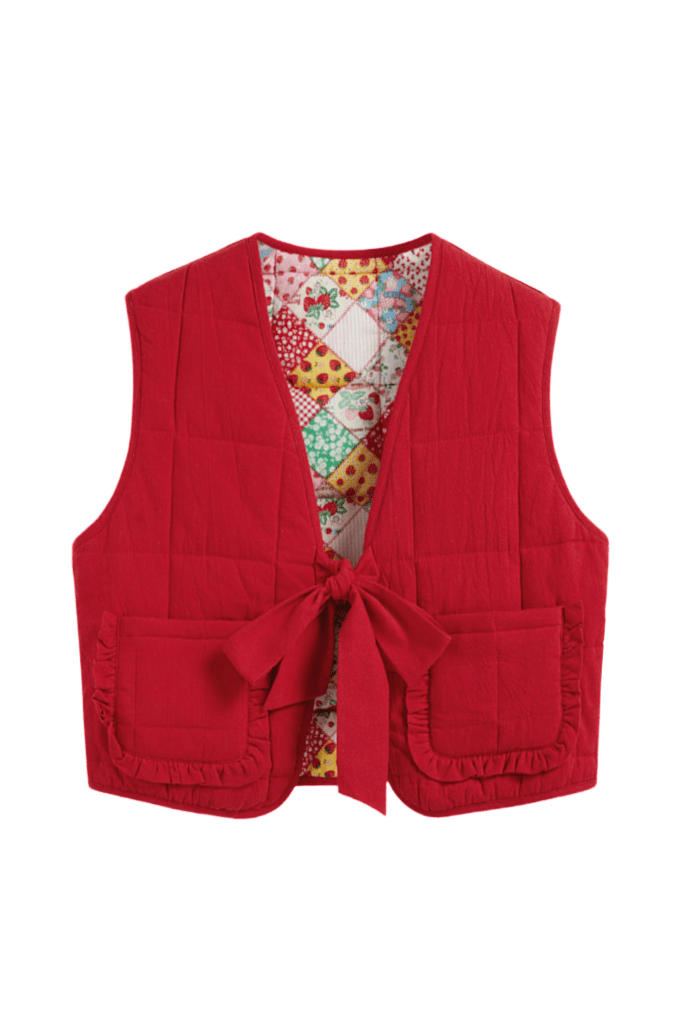 Floracie Waistcoat Reversible | | S | Agnese Studios