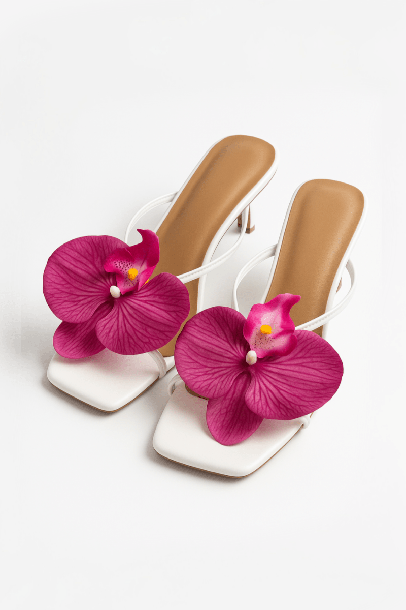 Floral Blue Sandals | | 35 | Agnese Studios