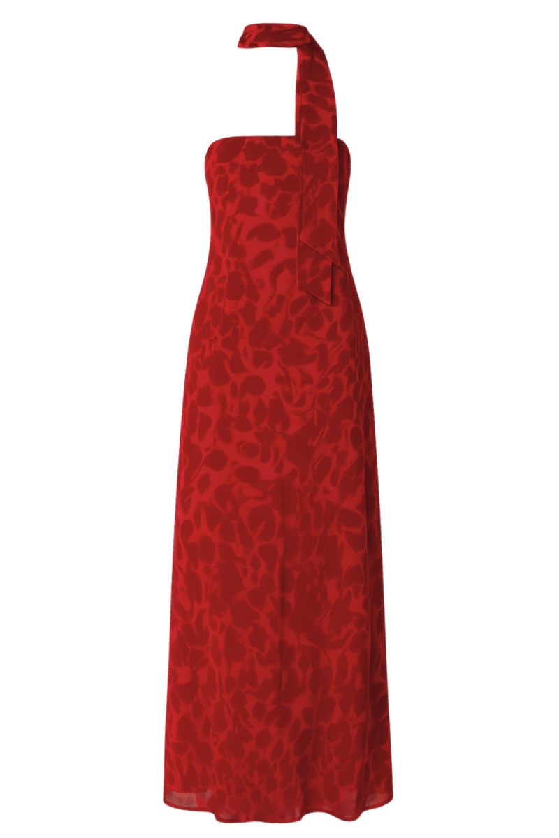 Gala Tesa Red Dress | | S | Agnese Studios