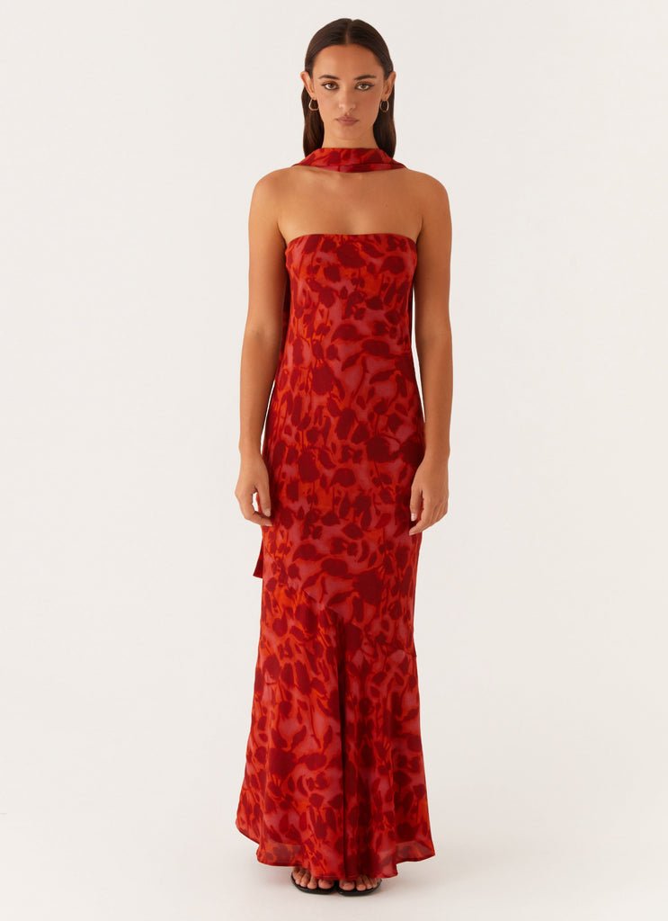 Gala Tesa Red Dress | | S | Agnese Studios