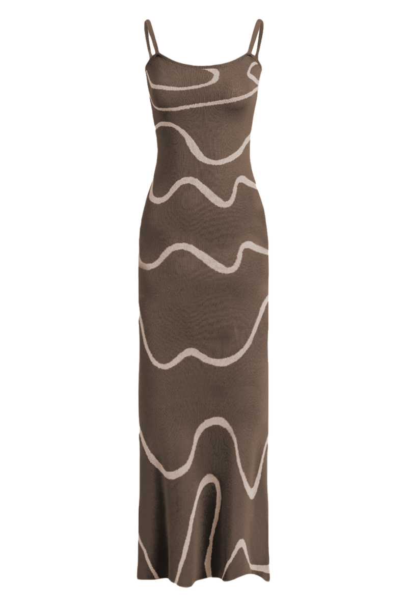 Gastone Trapani Brown Dress | | XS | Agnese Studios