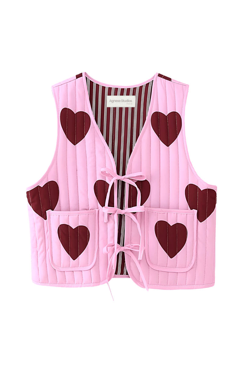 Giudita Heart Waistcoat | | S | Agnese Studios