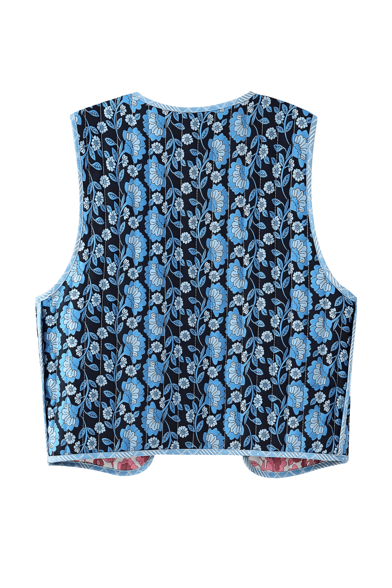 Goren Waistcoat Reversible | | S | Agnese Studios