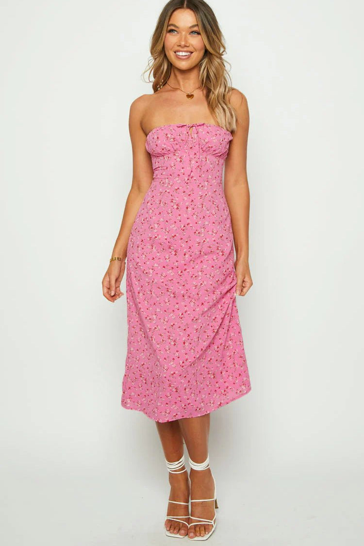 Jenova Pink Dress | | S | Agnese Studios