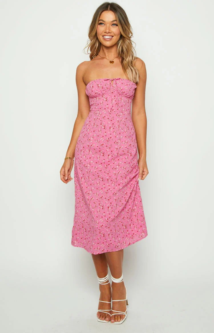 Jenova Pink Dress | | S | Agnese Studios