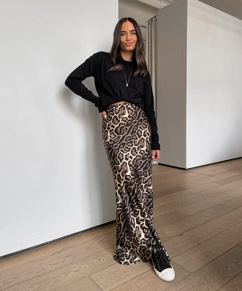 Leopard Skirt | | S | Agnese Studios