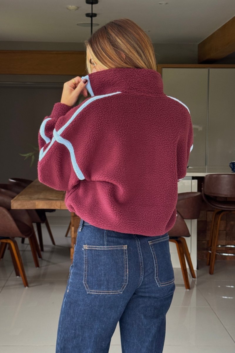 Lulu Sherpa Jacket | | S | Agnese Studios