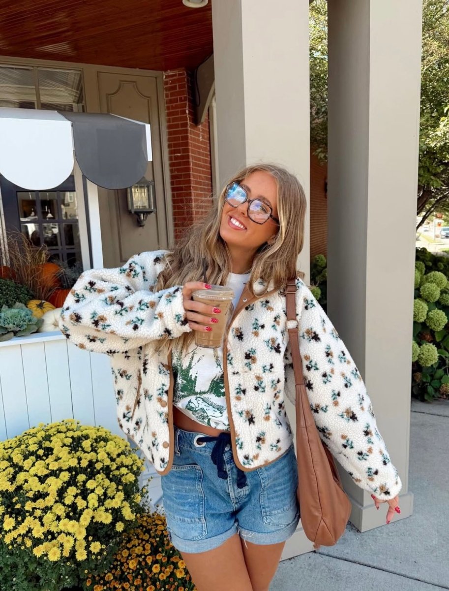 Maple Sherpa Jacket | | S | Agnese Studios