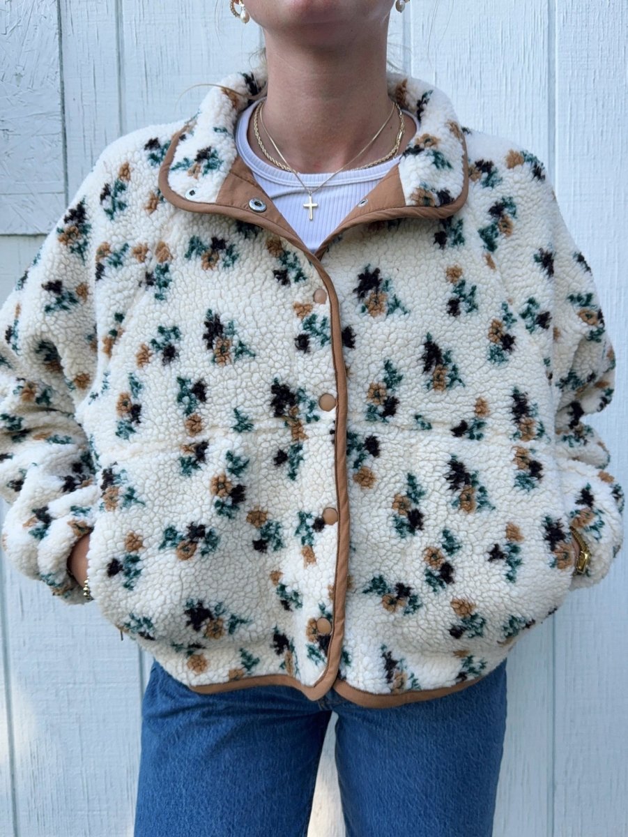 Maple Sherpa Jacket | | S | Agnese Studios