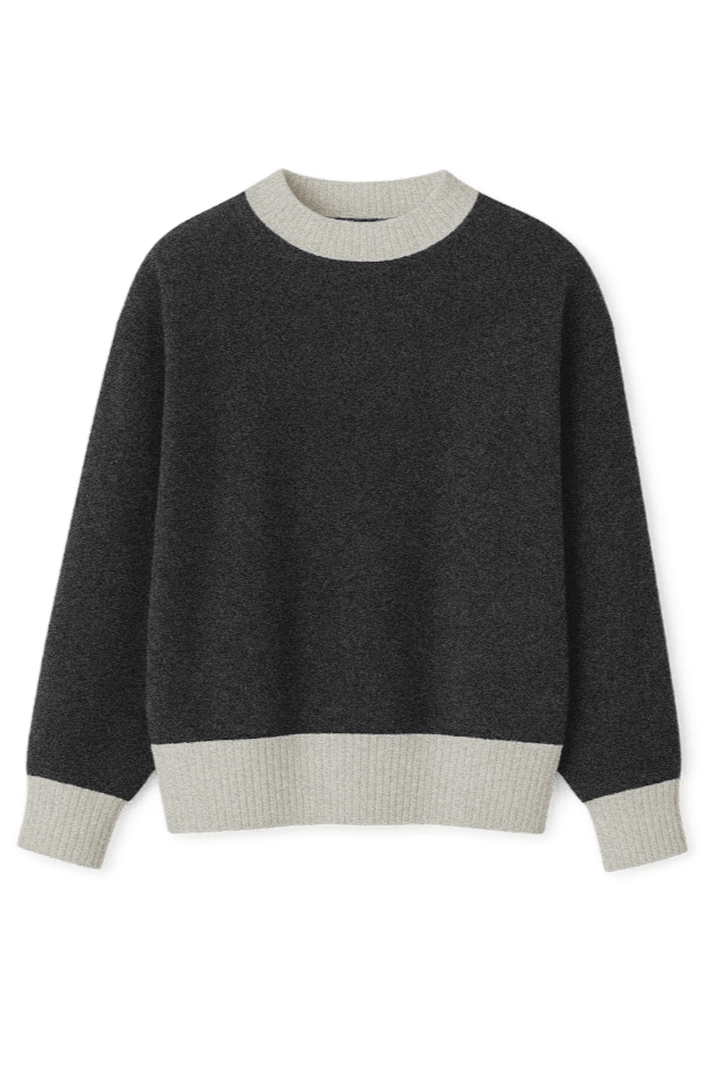 Marile Grey Sweater | | S | Agnese Studios