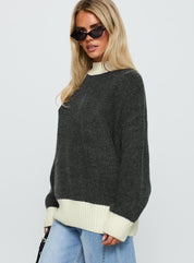 Marile Grey Sweater | | S | Agnese Studios